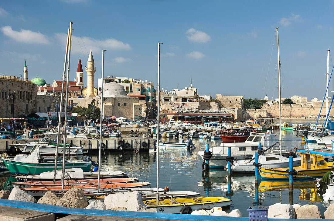 Port old city acco. Israel.