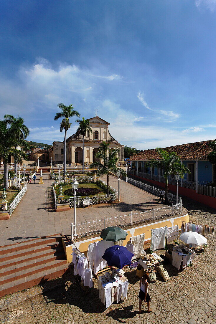 Straßenstände am Plaza Mayor, Trinidad, Sancti Spiritus, Kuba