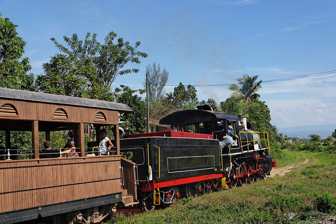 Dampflokomotive, Valle de los Ingenios, Trinidad, Sancti Spiritus, Kuba