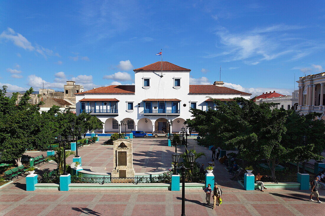 Parque Cespedes, Santiago de Cuba, Santiago de Cuba, Cuba, West Indies