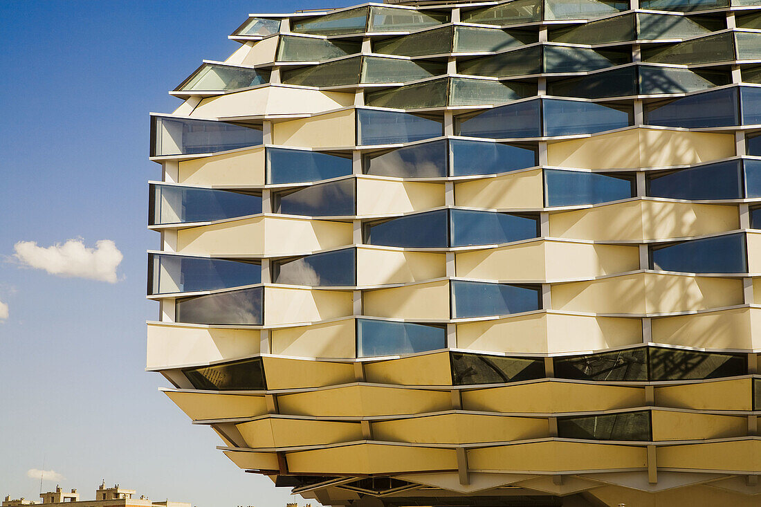 Detail of the Aragon pavilion (architects Olando and Mendo), Expo Zaragoza 2008. Zaragoza, Aragon, Spain