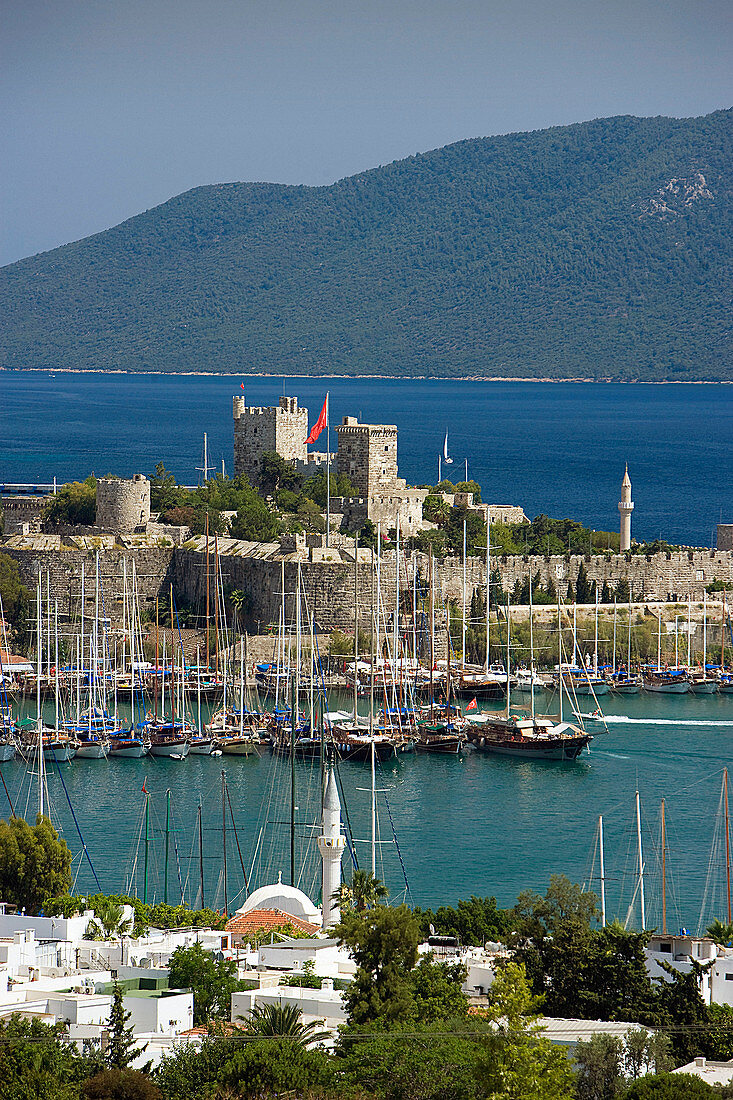 Castle of St. Peter (built in the 15th century by the Knights Hospitaller),  Bodrum. Turkey