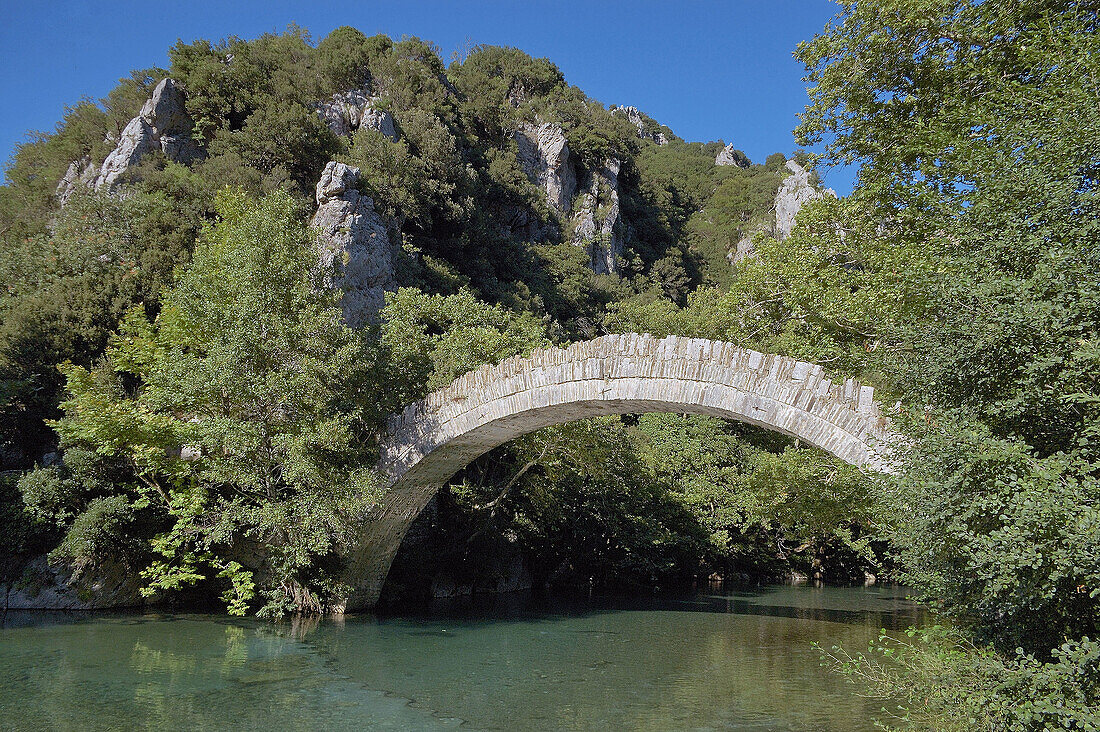 Voidomatis bridge, Epirus, Greece