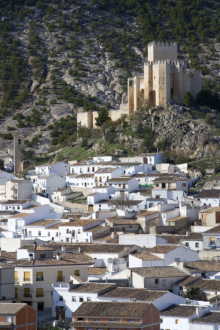 Castle of the Marquis of Velez, Velez-Blanco. Almeria province, Andalucia, Spain