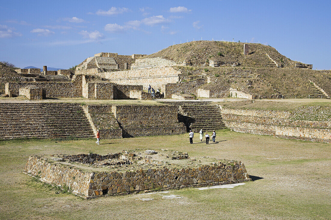 Monte Alban Archaeological Site, Monte Alban, near Oaxaca, Oaxaca State, Mexico