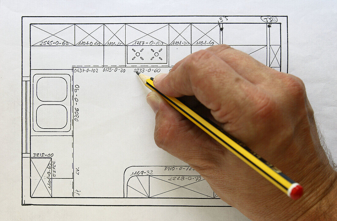 Kitchen, blueprints