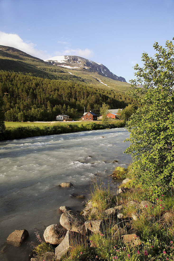 Norway, Jotunheimen National Park mountain landscape scenery