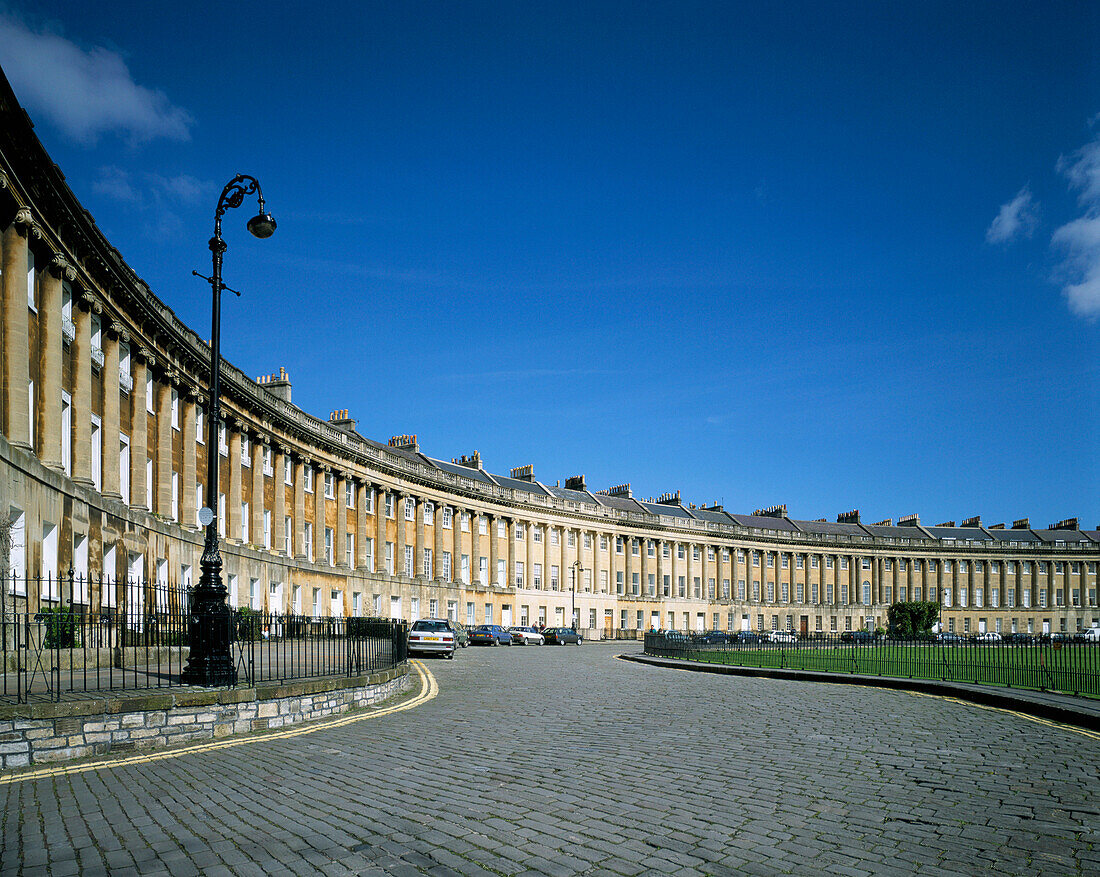 Royal Crescent, Bath, Avon, UK, England