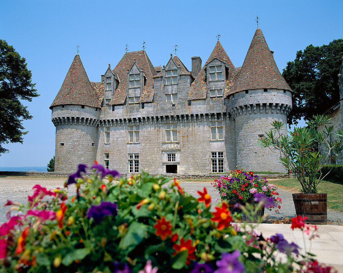 Chateau, Monbazillac, The Dordogne, France