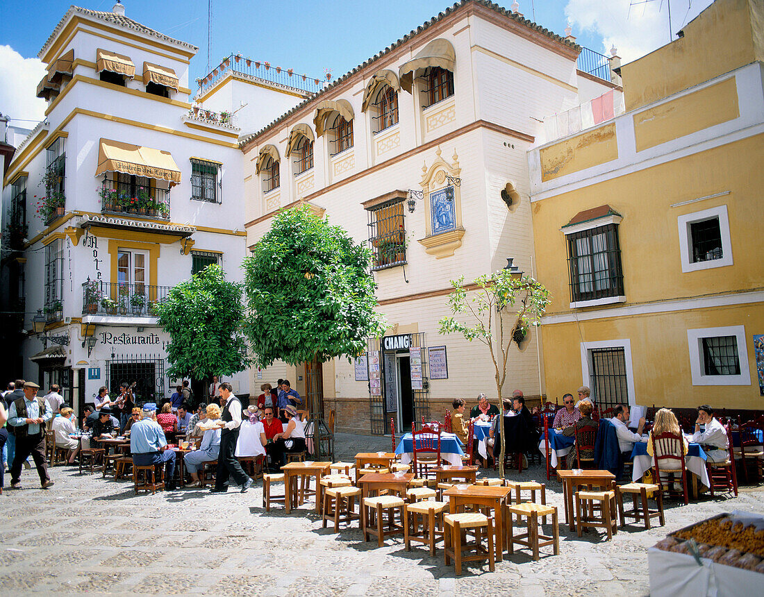 Barrio De Santa Cruz, Seville, Andalucia, Spain