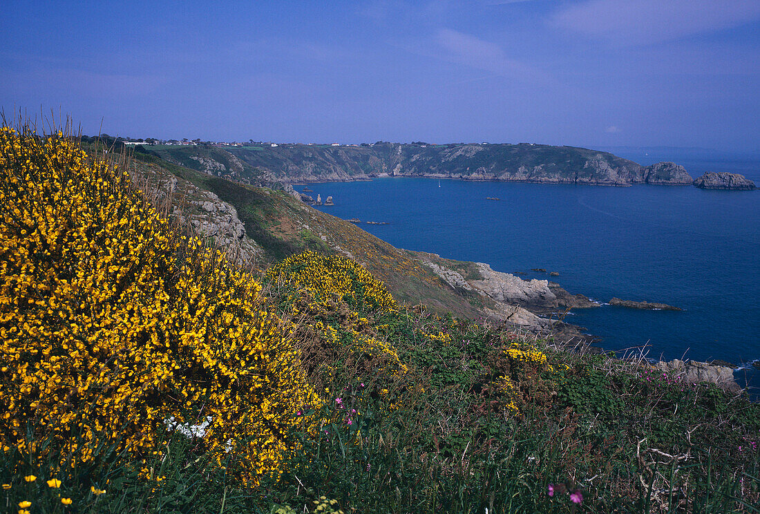 View from Icart, St. Martins, Guernsey, UK, Channel Islands