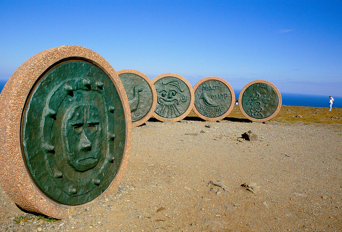 Peace Sculptures, Nordkapp, Finnmark, Norway