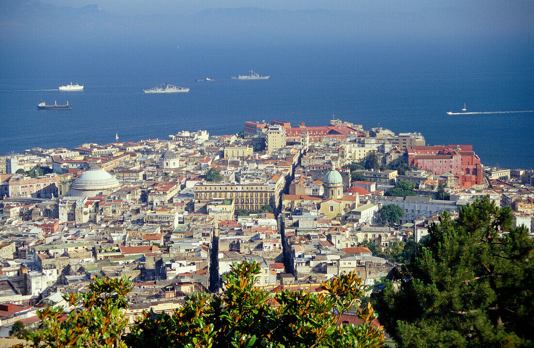 View of Spaccanapoli, Naples, Campania, Italy