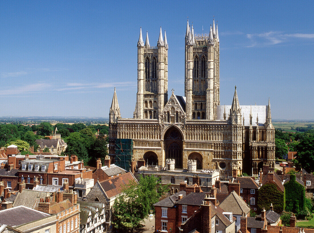 Lincoln Cathedral, Lincoln, Lincolnshire, UK, England