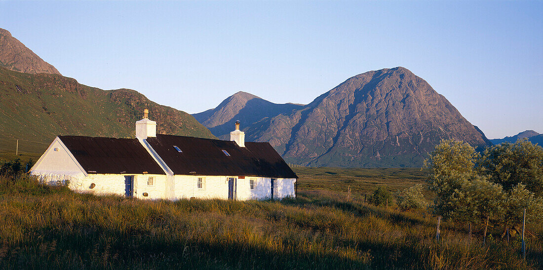 Blackrock Cottage View, Rannoch Moor, Highland, UK, Scotland