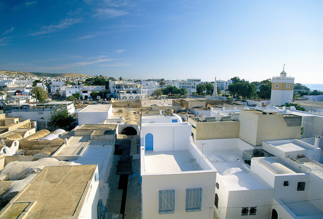 View of Medina from Kasbah, Hammamet, Cap Bon, Tunisia