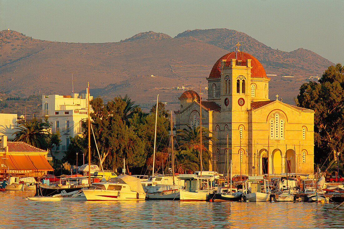 Waterfront, Aegina Town, Aegina Island, Greek Islands
