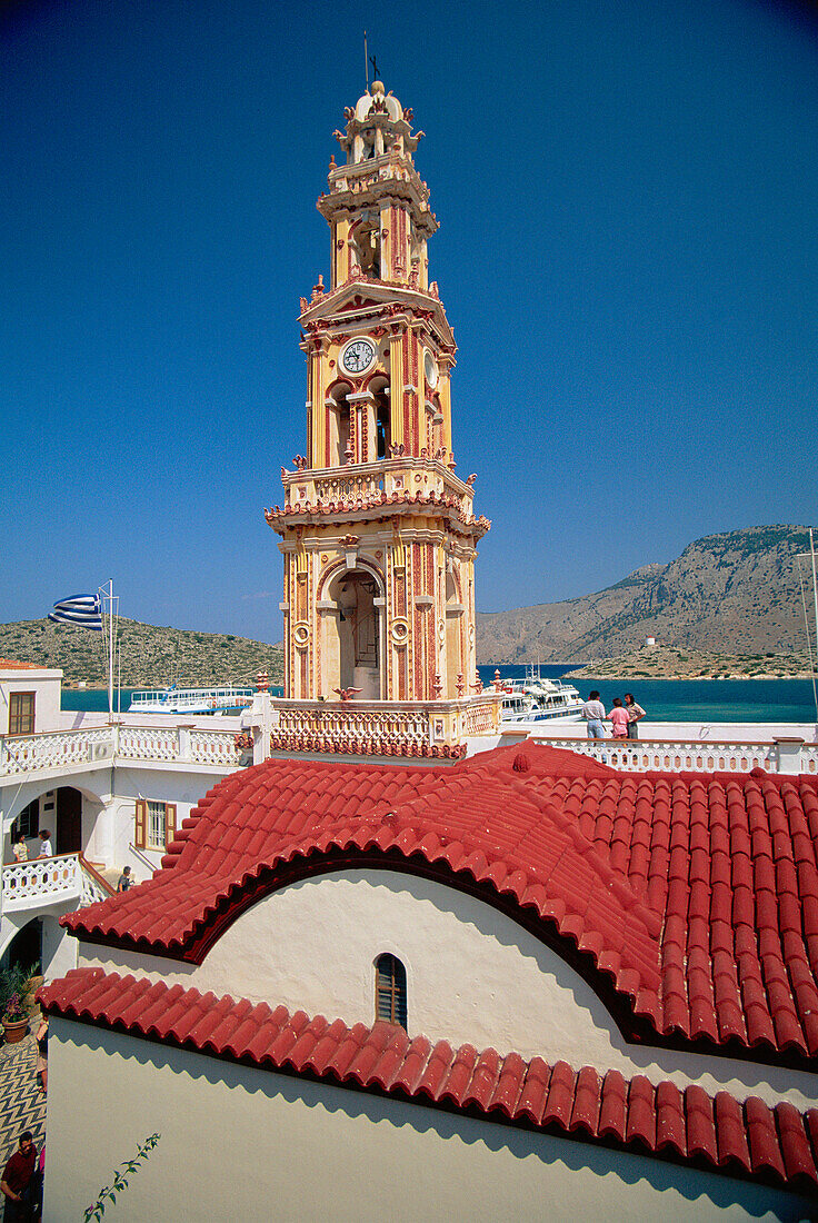 Monastery of Taxiarchis Michael Panormitis, Panormitis, Symi Island, Greek Islands