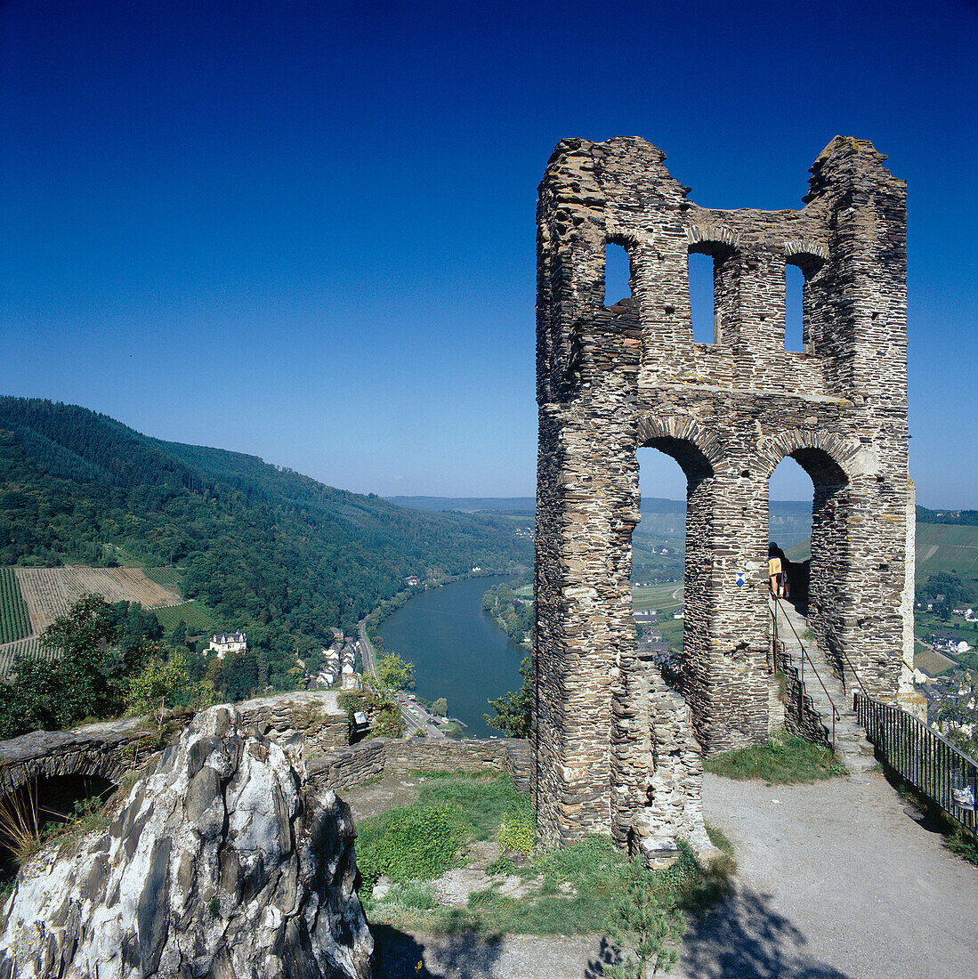 Ruined Castle Grevenburg, Traben-trarbach (Mosel Valley), Rhineland-palatinate, Germany