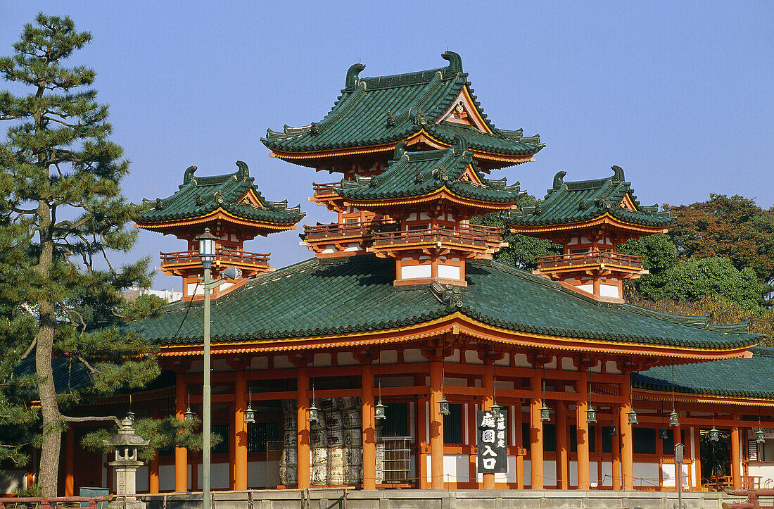 Heian jingu shrine. Kyoto. Japan