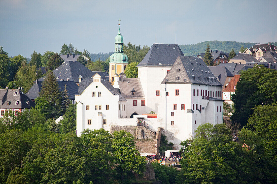 Wolkenstein castle, Wolkenstein, Ore mountains, Saxony, Germany