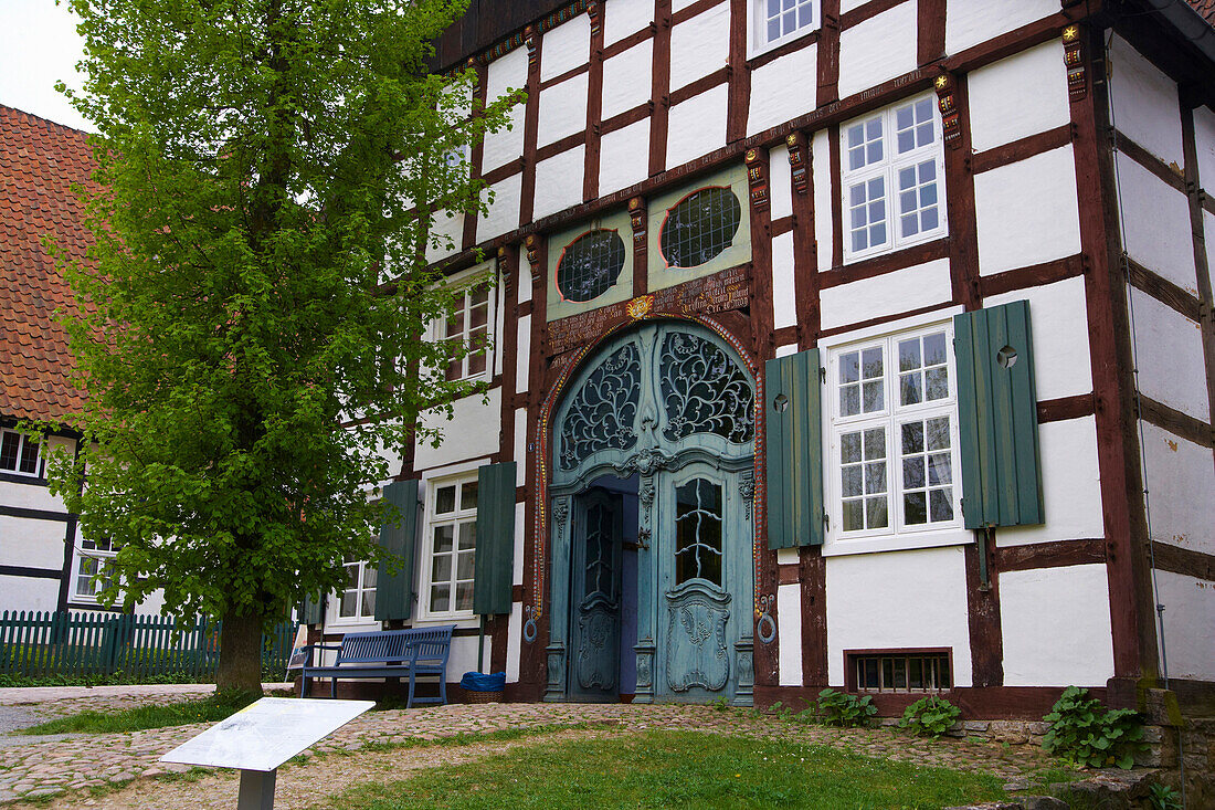LWL Freilichtmuseum (open air museum) Detmold, Padaborner Dorf (village) Lippe, Northrhine-Westphalia, Germany, Europe