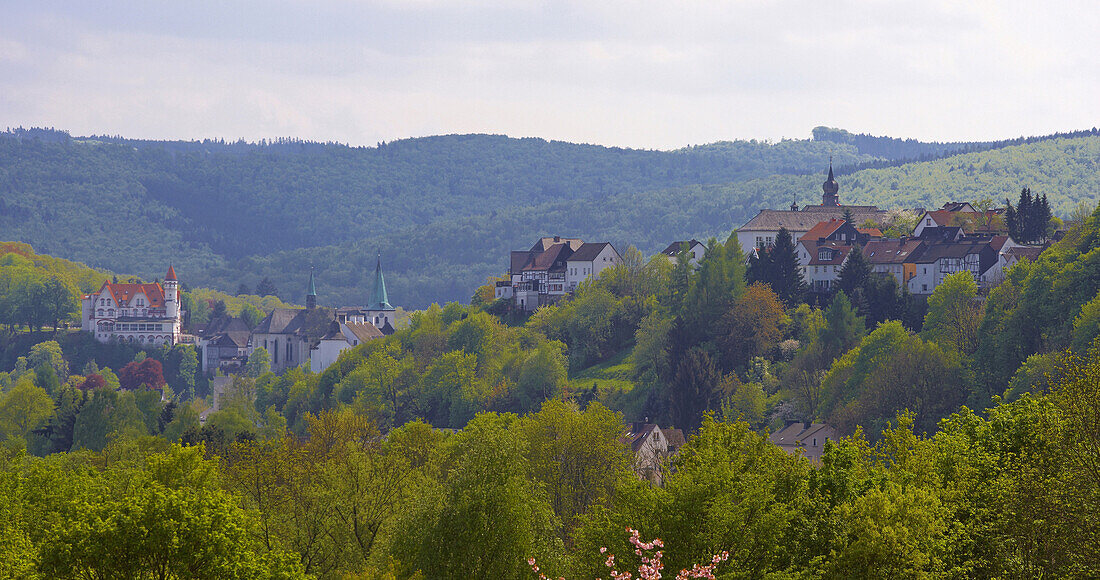 Blick auf Arnsberg, Sauerland, Nordrhein-Westfalen, Deutschland