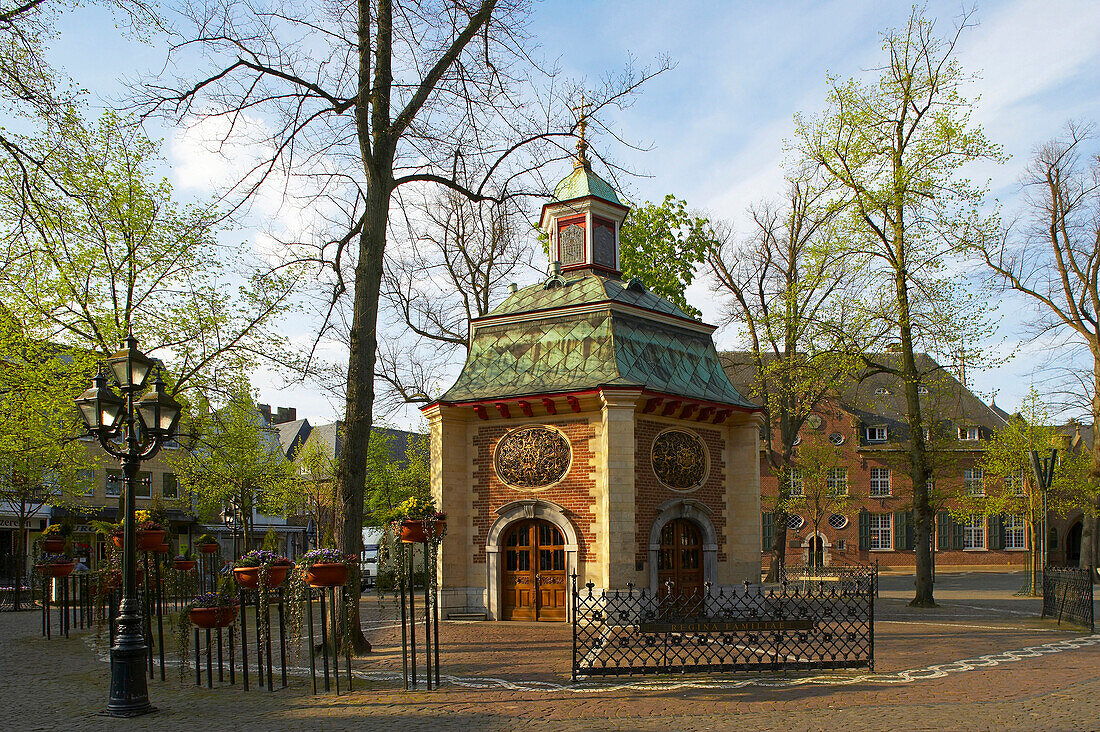 Gnadenkapelle Kevelaer, Frühling, Niederrhein, Nordrhein-Westfalen, Deutschland, Europa