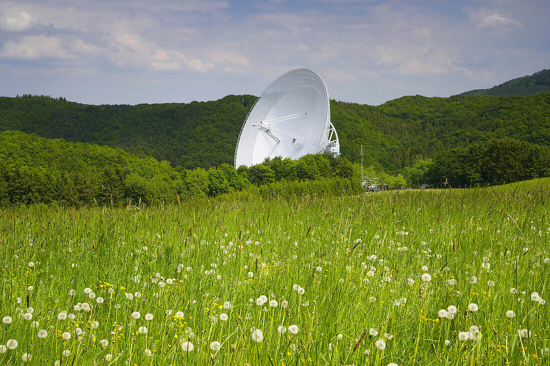Effelsberg 100-m Radio Telescope, Bad Muenstereifel, North Rhine-Westphalia, Germany
