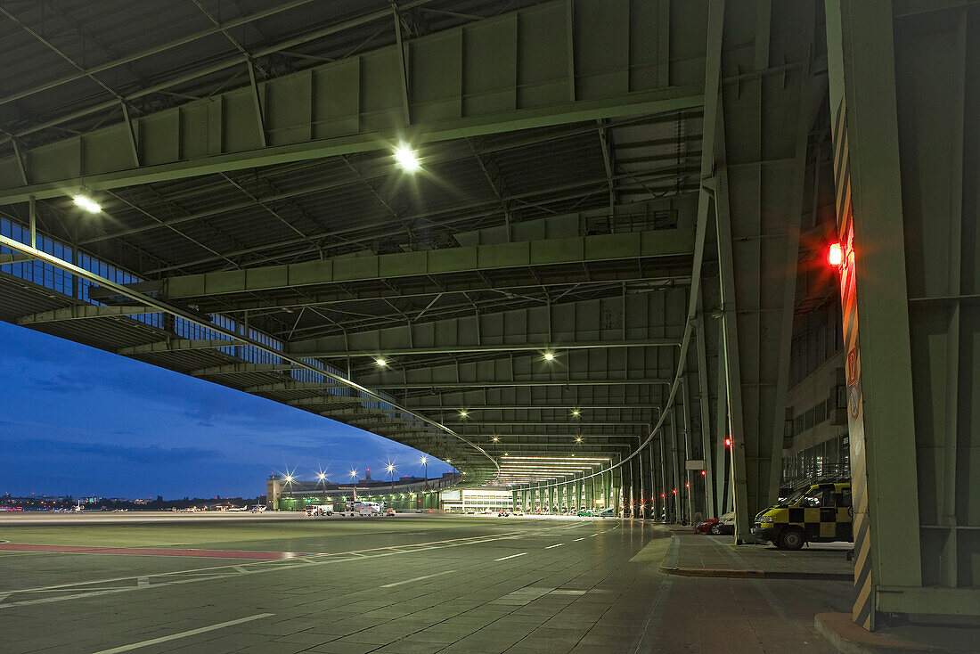 Flughafen, Tempelhof, Rollfeld, Empfangshalle, Berlin