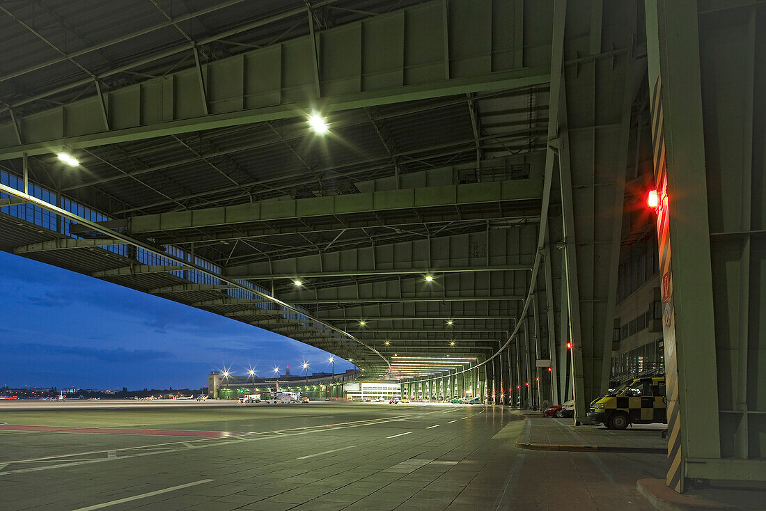 Tempelhof Airport, canopy roof, Berlin, Germany