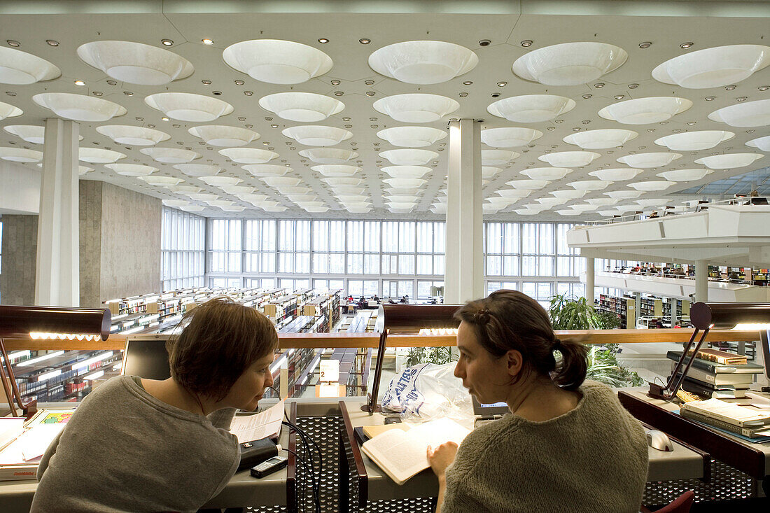 The Berlin State Library, Potsdamer Straße architect Hans Scharoun, Berlin
