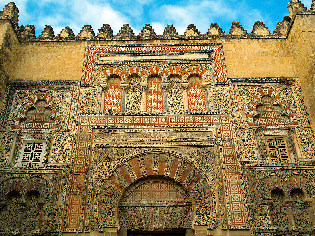 Wall of the Great Mosque, Cordoba, Andalucia, Spain