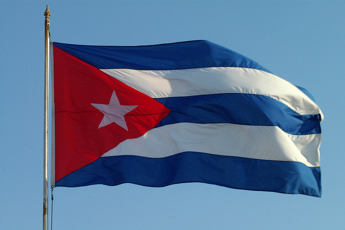 Cuban Flag, General, Cuba, Caribbean