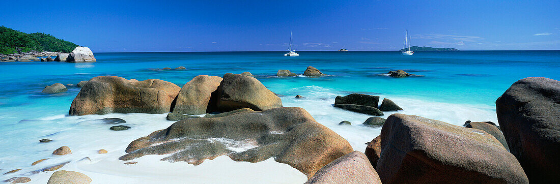 Beach Scene, Anse Lazio, Praslin, Seychelles