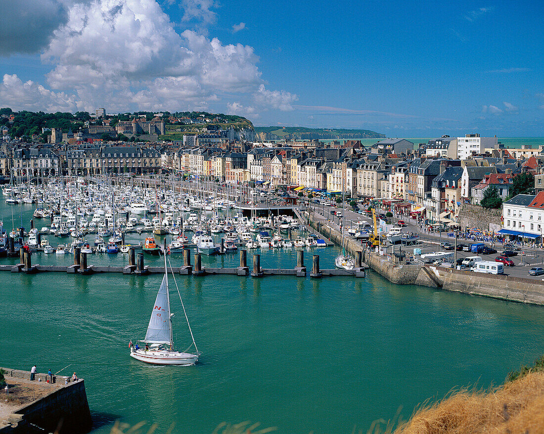 View of Harbour, Dieppe, Normandy, France