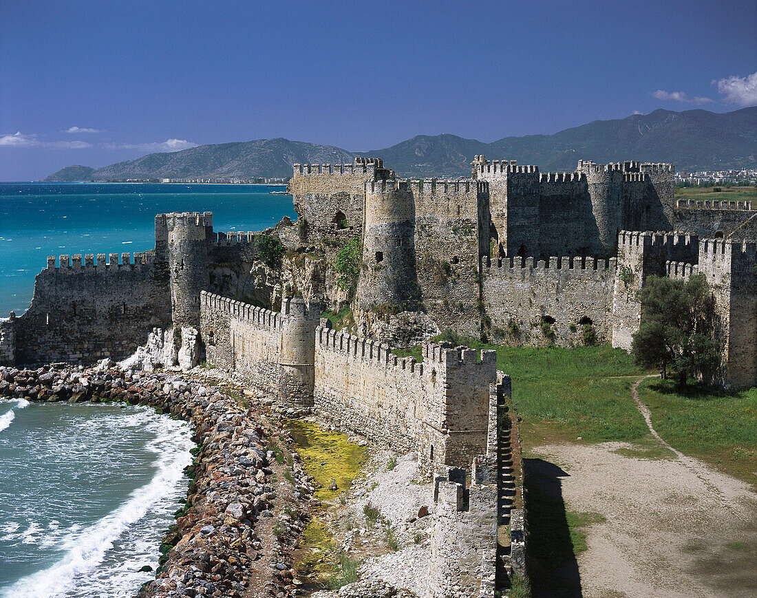Manure Kalesi (fortress), Anamur, Mediterranean Turkey, Turkey