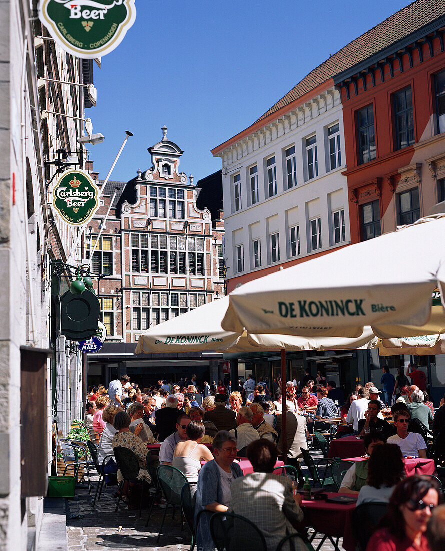 Cafe Scene, Ghent, Flanders, Belgium