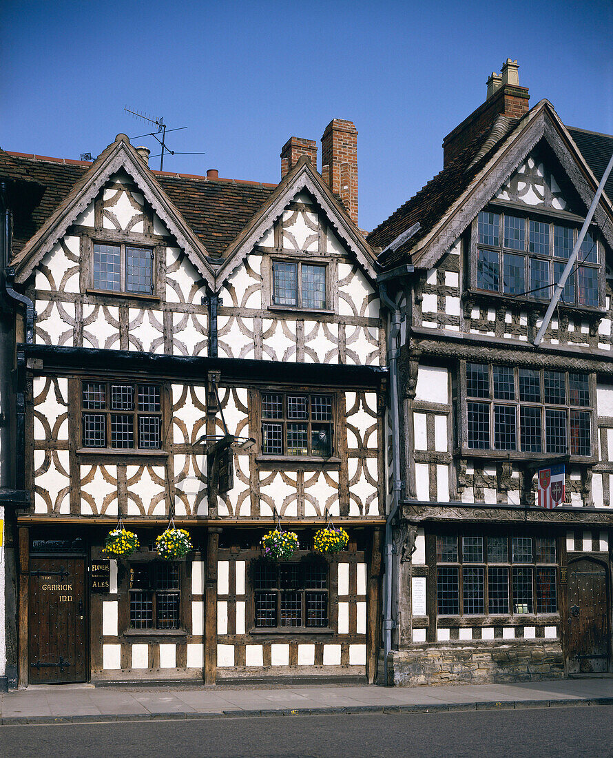 The Garrick Inn, Stratford Upon Avon, Warwickshire, UK, England