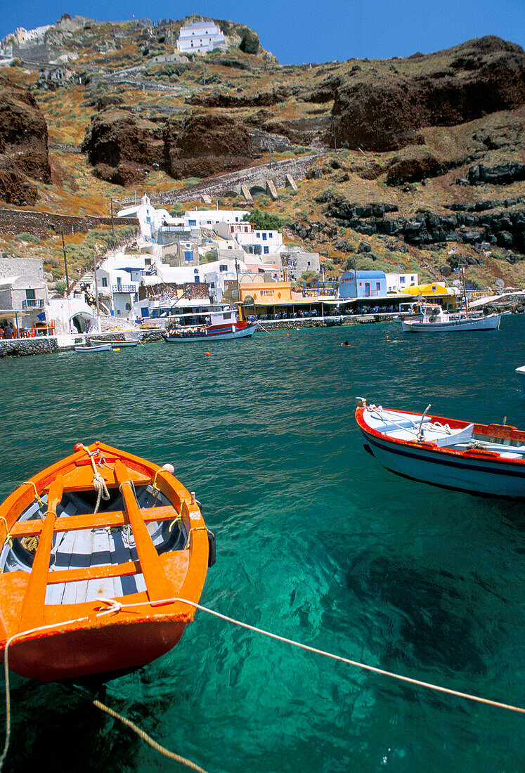 Fishing Village, Amoudi Bay, Santorini Island, Greek Islands