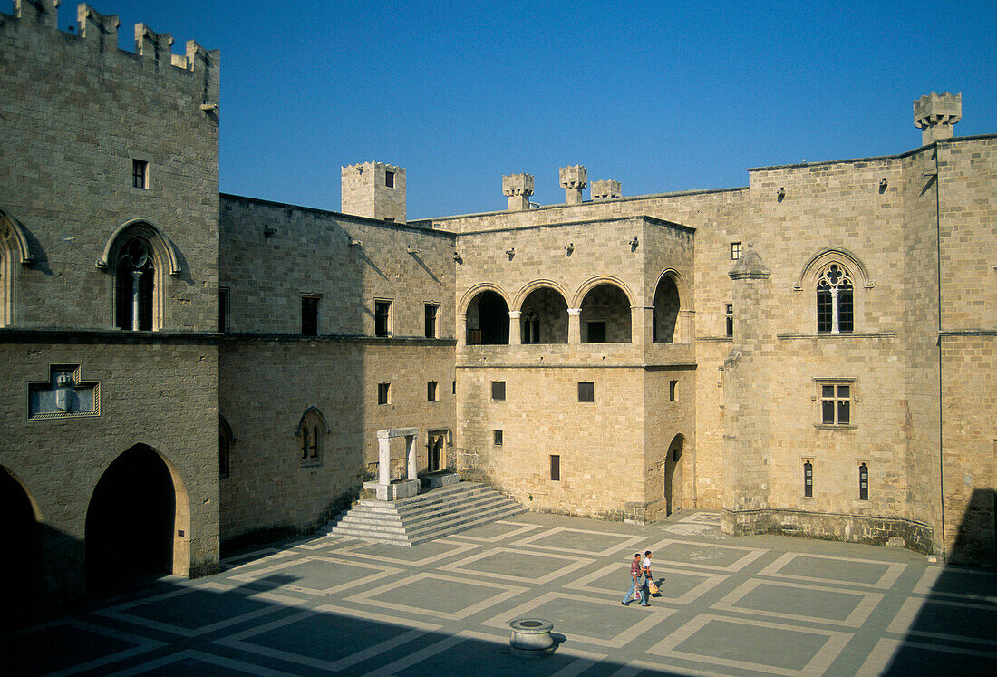 Palace of the Grand Masters, Rhodes Old Town, Rhodes Island, Greek Islands