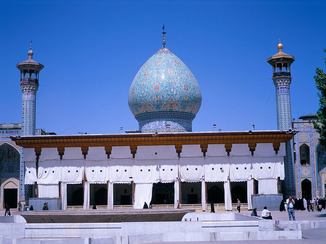 Mausoleum of Shah Cheragh (tomb of the Lamp), Shiraz, Iran