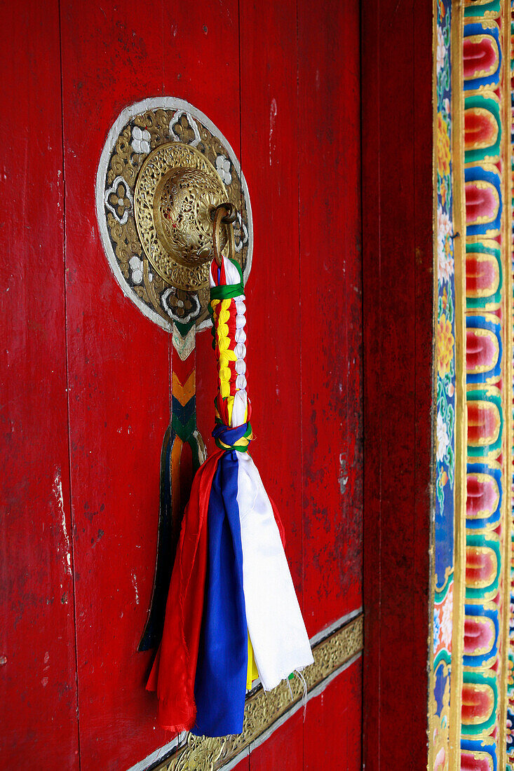 Door at the Rumtek Monastery, Sikkim, India