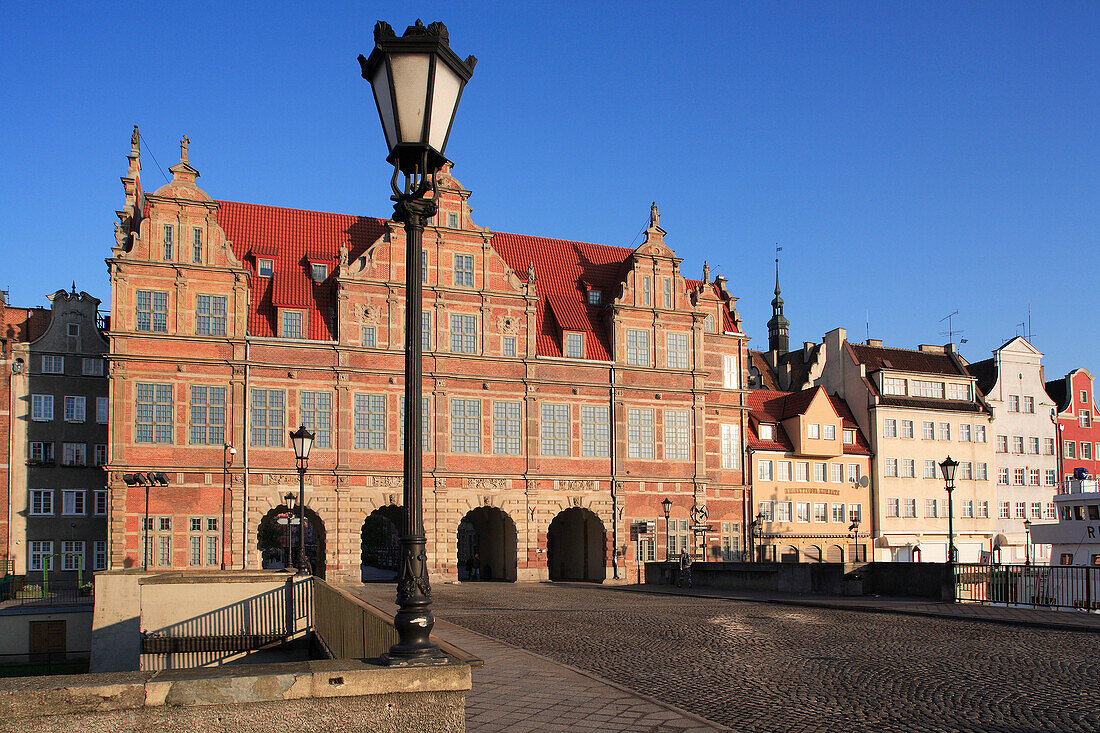 Green Gate from Stagiewna, Gdansk, Poland