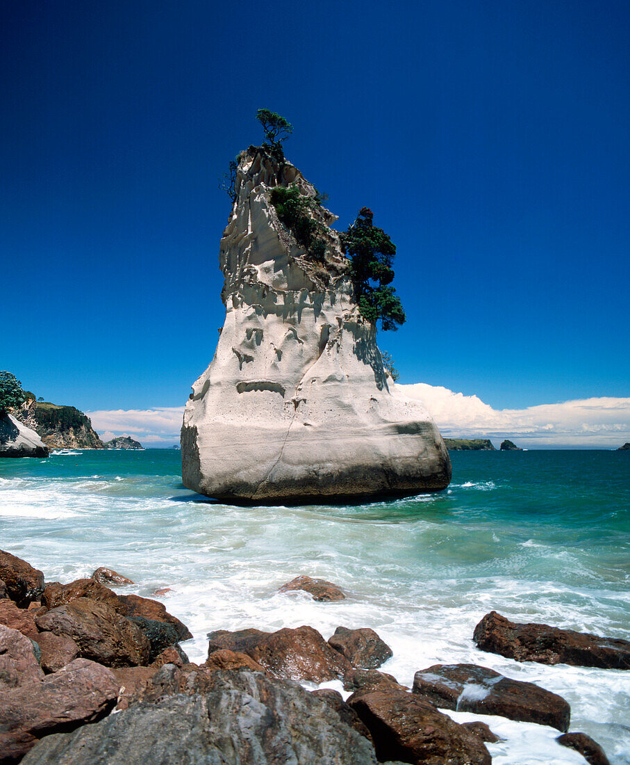 new zealand Coromandel cathedral cave rock