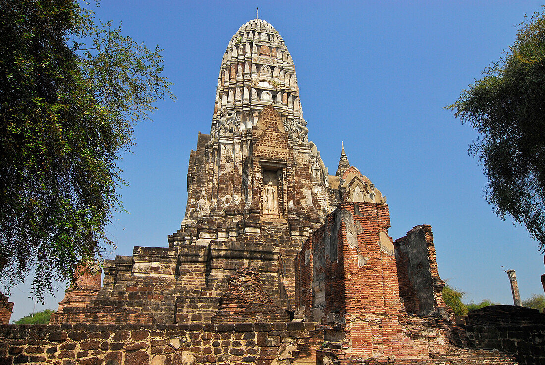 Wat Ratchaburana, Ayutthaya, Thailand, Asien