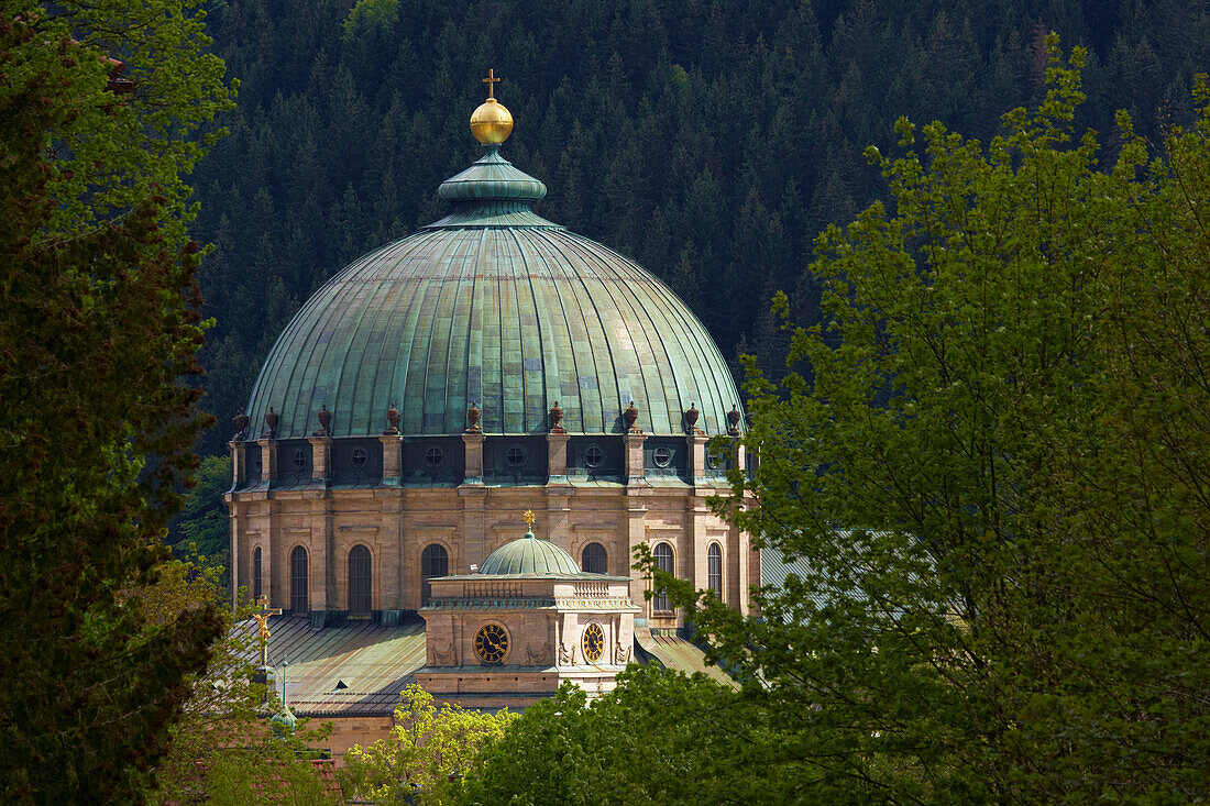 Kloster St. Blasien, Kuppel, Frühling, Schwarzwald, Baden-Württemberg, Deutschland, Europa