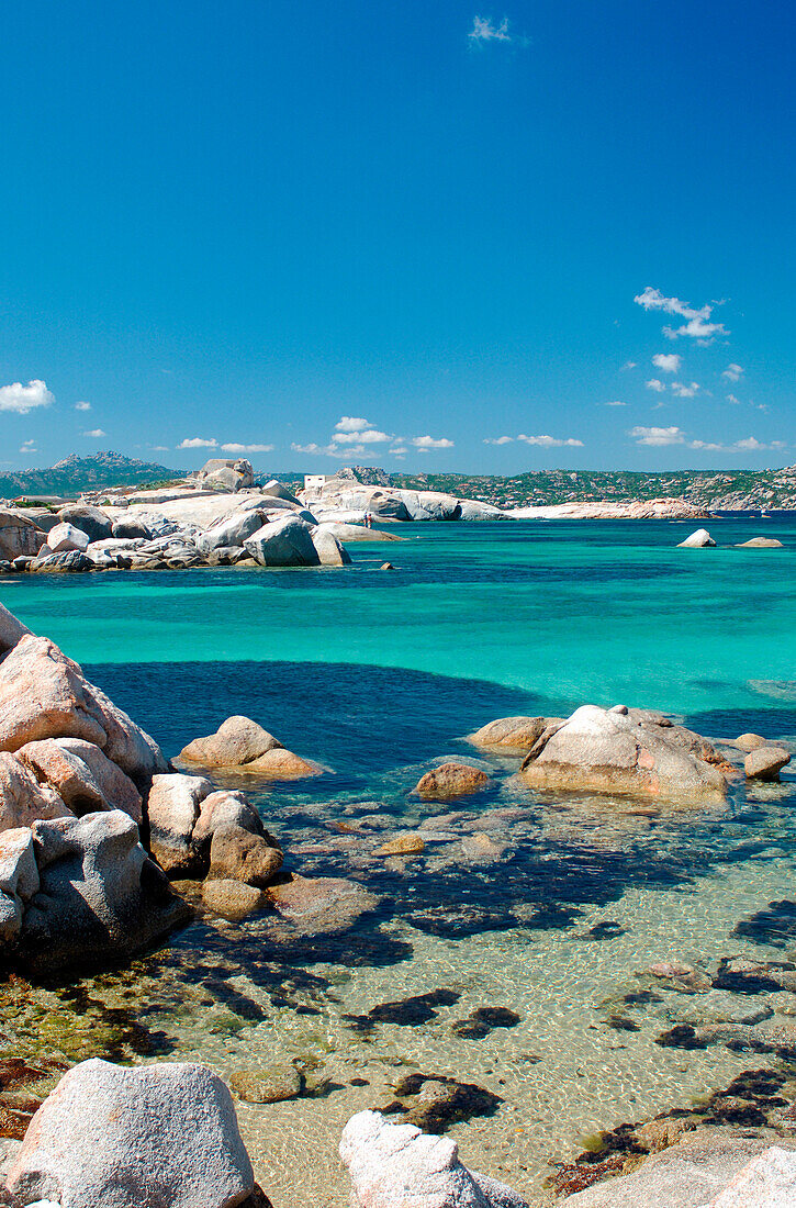 Beach and bay, La Maddalena, Sardinia, Italy