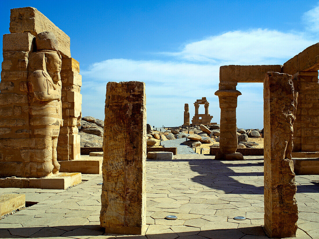 Remain of Temple of Beit al-Wali, Aswan, Egypt