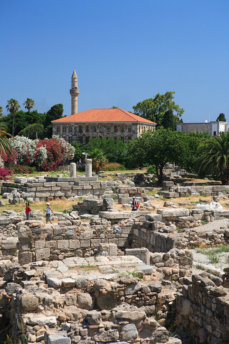 Mosque at the ancient Agora, Kos Town, Kos Island, Greek Islands